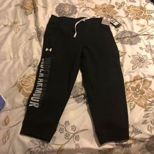 Girls Youth Large cold gear crop sweatpants